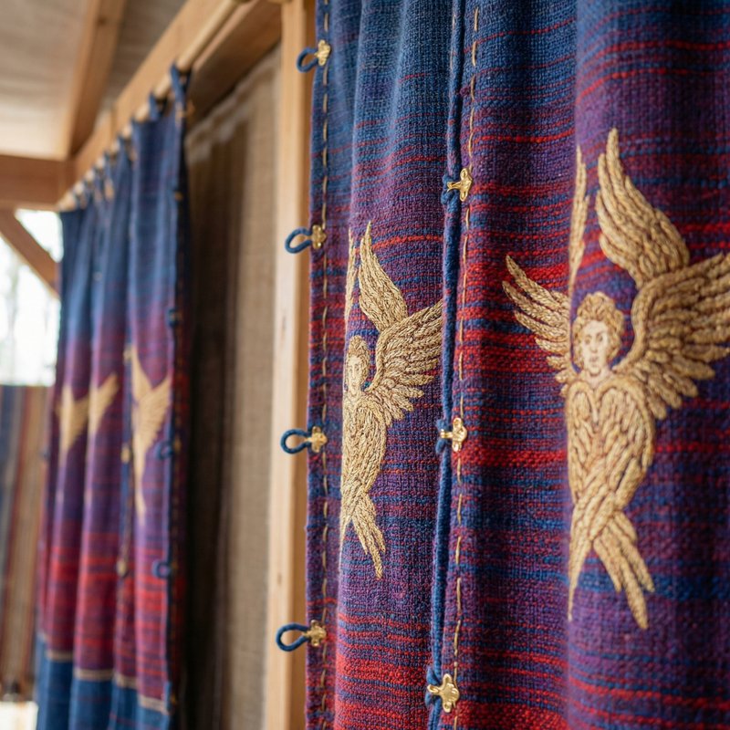 The ten tabernacle curtains from Exodus 26