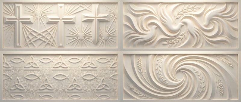 Remix this image to be more stylized but keep the patterns. Each image should…