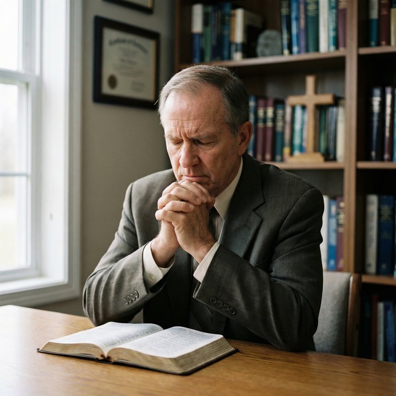 Create a 3 minute prayer over church legal matters